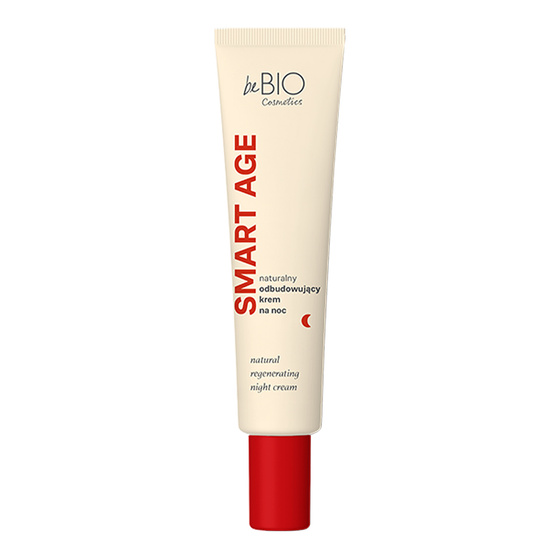 BeBio Smart Age naturalny odbudowujący krem do twarzy na noc 40 ml