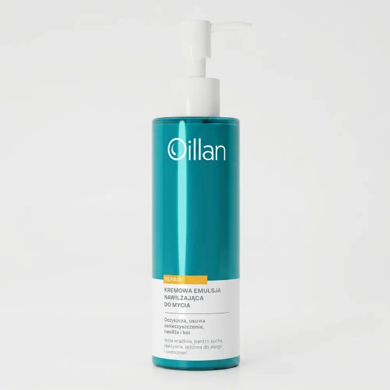 Oillan Repair kremowa emulsja do mycia twarzy dla skóry wrażliwej i bardzo suchej 200 ml
