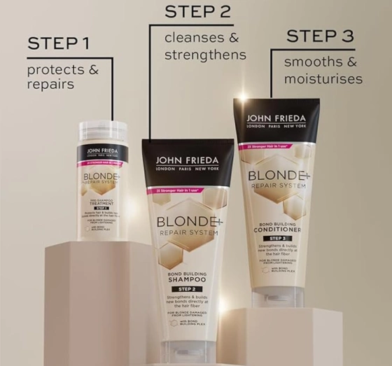 John Frieda Blonde+ Repair System odbudowująca odżywka do włosów 250ml