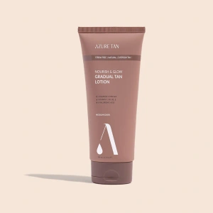 Azure Tan Nourish & Glow Gradual Tan Lotion Medium to Dark stopniowo opalający balsam do ciała 200 ml