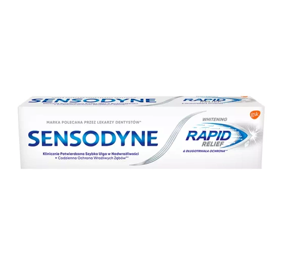 Sensodyne Rapid Relief Whitening pasta do zębów ultraszybka ulga 75 ml