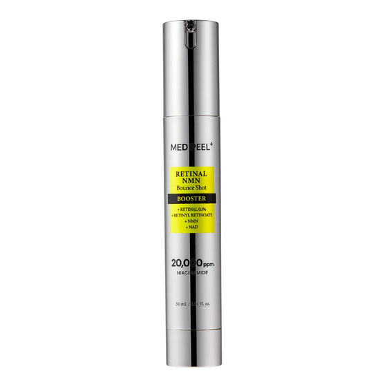 MEDIPEEL Retinal NMN Bounce Shot Booster przeciwzmarszczkowe serum do twarzy z retinalem 30 ml