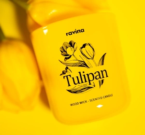 Ravina sojowa świeca zapachowa Tulipan 175g
