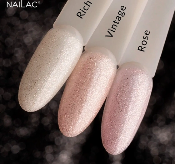 NaiLac Rubber Base baza kauczukowa Rose 7 ml