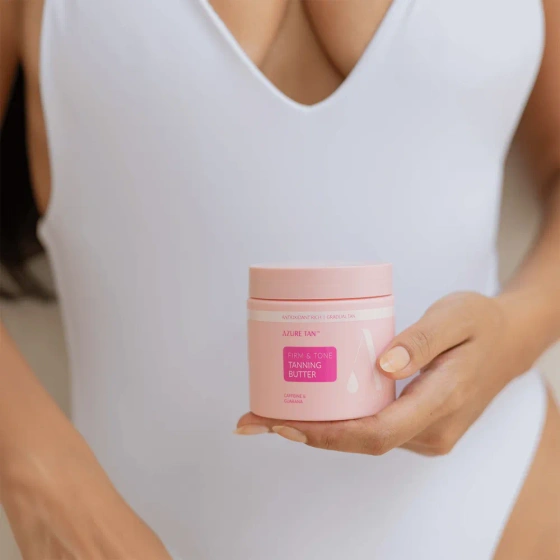Azure Tan Firm & Tone Tanning Butter stopniowo opalające masło do ciała 200 ml