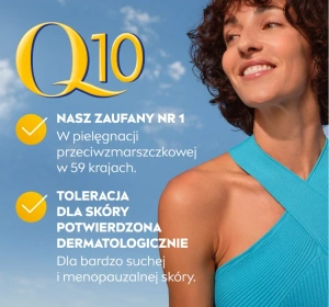 NIVEA Q10 Przeciwzmarszczkowe Ekstra Odżywienie głęboko regenerujący krem na noc 50 ml