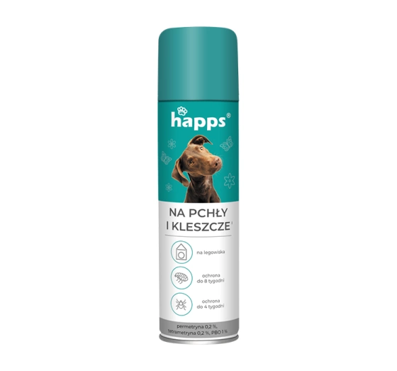 Happs spray na pchły i kleszcze 250 ml