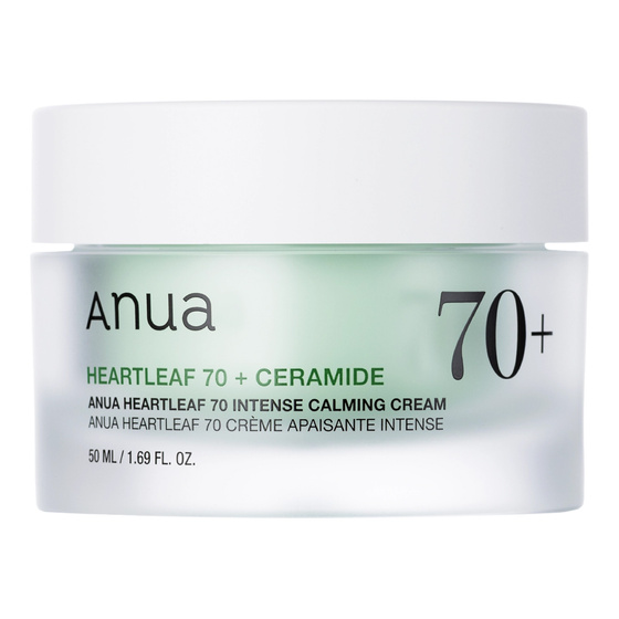 Anua Heartleaf 70 Intense Calming Cream kojący krem do twarzy z ekstrakem z pstrolistki 50 ml