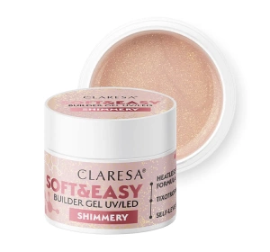 Claresa Soft & Easy żel budujący Shimmery 12 g