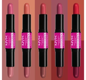 NYX Professional Makeup Wonder Stick dwustronny róż do policzków 02 Honey Orange + Rose 2 × 4 g