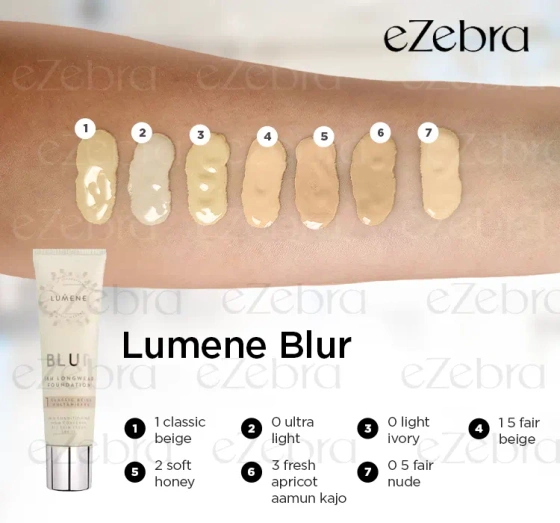 Lumene Blur długotrwały podkład 16H 1.5 Fair Beige SPF 15 30ml  