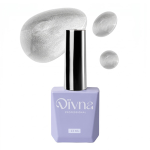 Divna Top Cat Eye top coat hybrydowy z efektem kociego oka 02 13 ml