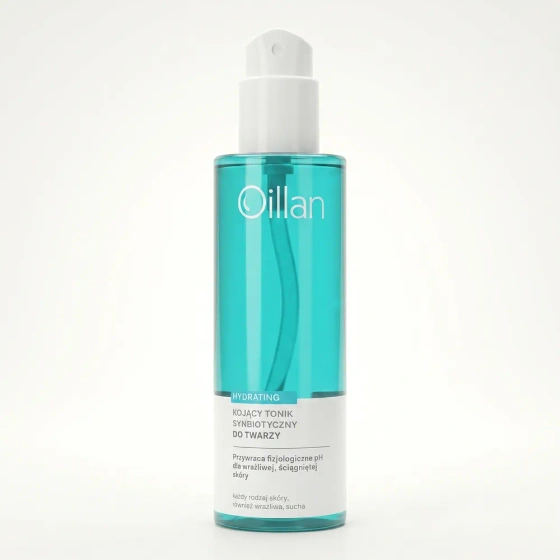 Oillan Hydrating kojący tonik synbiotyczny do twarzy dla skóry wrażliwej 200 ml