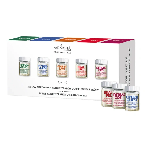 Farmona Professional zestaw aktywnych koncentratów do pielęgnacji skóry 10 x 5 ml