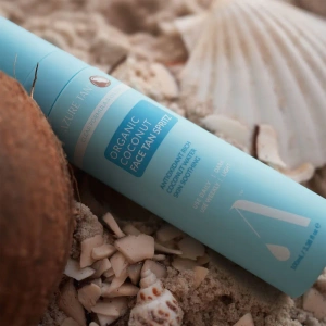 Azure Tan Organic Coconut Face Tan Spritz stopniowo opalająca mgiełka do twarzy z wodą kokosową 100 ml