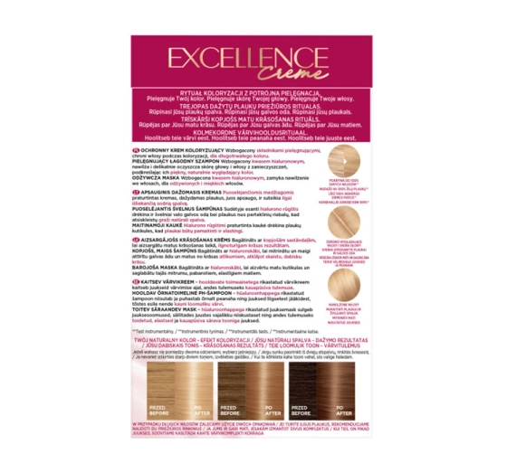 L'Oréal Paris Excellence Créme farba do włosów 9.3 Jasny blond złocisty