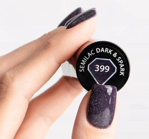 Semilac Day & Night lakier hybrydowy 399 Dark & Spark 7 ml