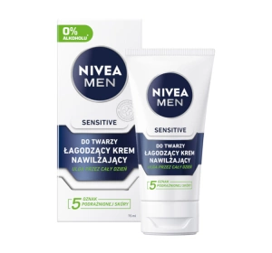 NIVEA MEN Sensitive łagodzący krem do twarzy dla mężczyzn 75 ml