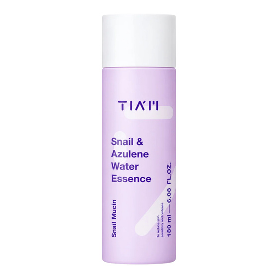 TIA'M Snail & Azulene Water Essence nawilżająca esencja do twarzy z filtratem ze śluzu ślimaka i azulenem 180 ml