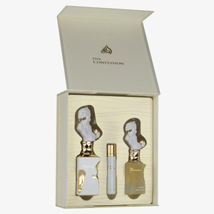 Lattafa Her Confession woda perfumowana spray 100 ml + 12 ml + mgiełka do włosów 50 ml