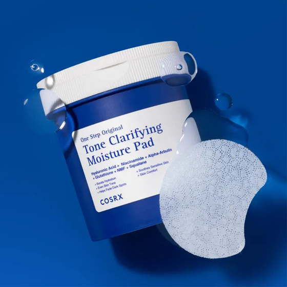 COSRX One Step Original Tone Clarifying Moisture Pad tonizujące płatki do twarzy 100 sztuk