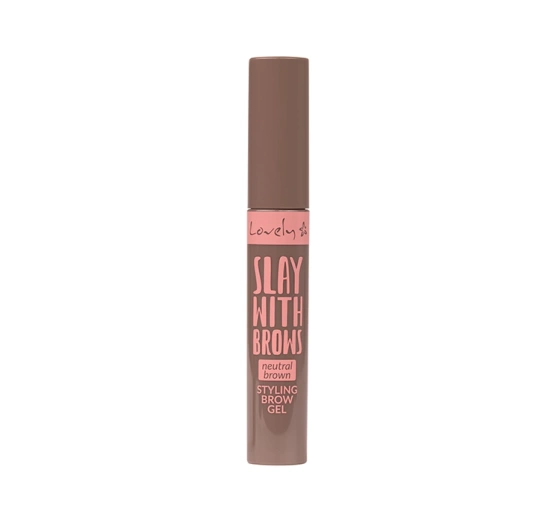 Lovely Slay With Brows utrwalający i koloryzujący żel do brwi 01 Neutral Brown