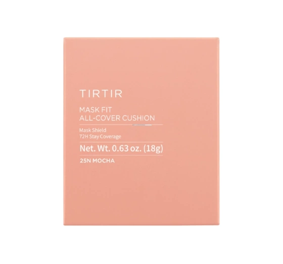 TIRTIR Mask Fit All-Cover Cushion kryjący podkład do twarzy w kompakcie 25N Mocha 18 g