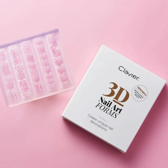 Clavier 3D Nail Art Forms silikonowe formy do ozdób 10