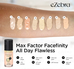 Max Factor Facefinity All Day Flawless 3 in1 wegański podkład C64 Rose Gold 30 ml