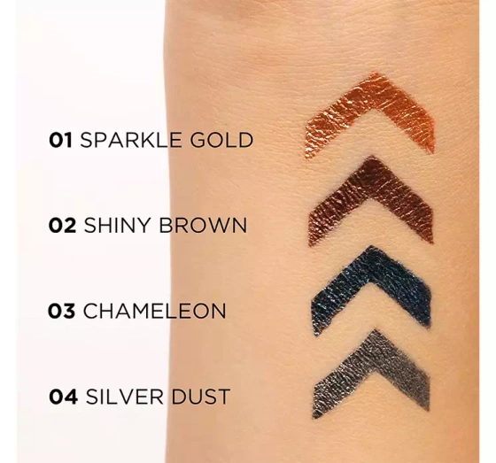 Eveline Cosmetics Variété kolorowy eyeliner w kałamarzu 02 Shiny Brown 4 ml