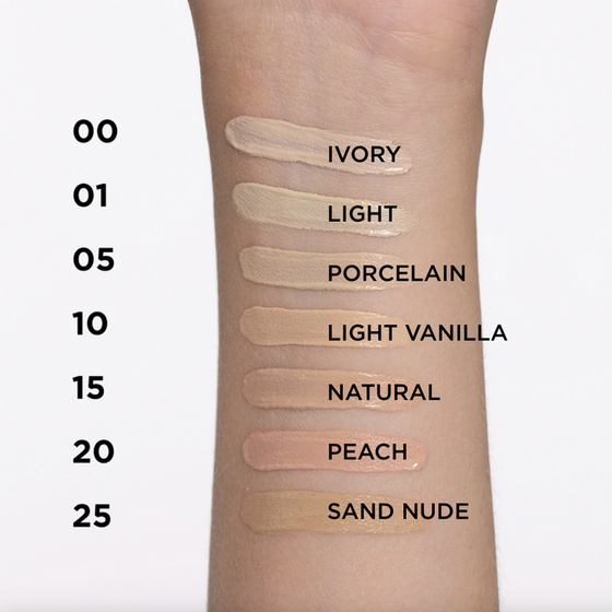 Eveline Cosmetics Wonder Match kryjący korektor w płynie 00 Ivory 6,8 ml