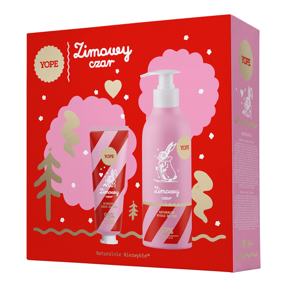 Yope Zimowy Czar zestaw kosmetyków do pielęgnacji krem do rąk 50 ml + mydło do rąk 300 ml