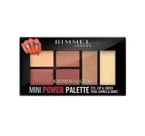 Rimmel Mini Power wielofunkcyjna paletka do oczu, ust i policzków 006 Fierce 6,8g