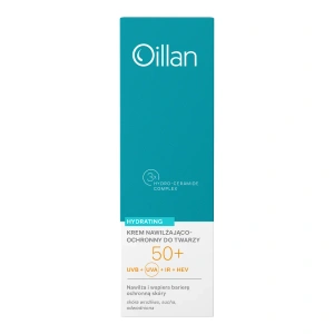 Oillan Hydrating krem nawilżający do twarzy dla skóry suchej i wrażliwej SPF50+ 50 ml