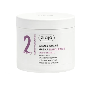 Ziaja Nawilżenie Owoc Granatu maska do włosów suchych 350ml