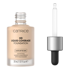 Catrice HD Liquid Coverage płynny podkład kryjący 010 Light Beige 30 ml