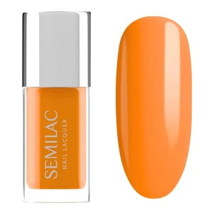 Semilac Nail Lacquer klasyczny lakier do paznokci 121 Neon Orange 9 ml