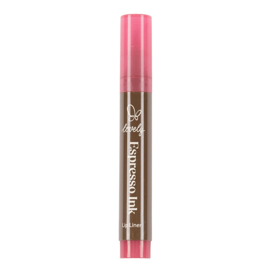 Lovely Espresso Ink Lip Liner trwała konturówka do ust w formie markera 04 1,2 g