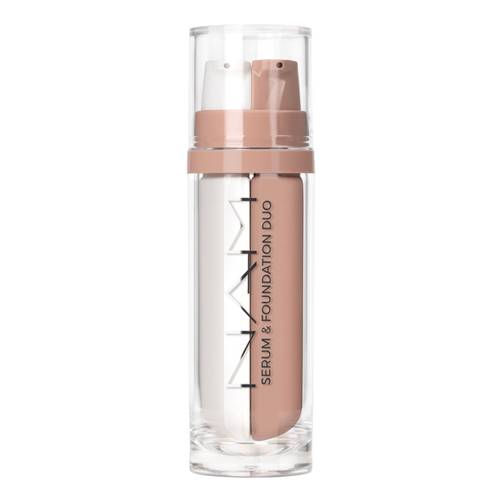 NAM Serum & Foundation Duo pielęgnujący podkład z rozświetlającym serum 02 2 x 15 ml