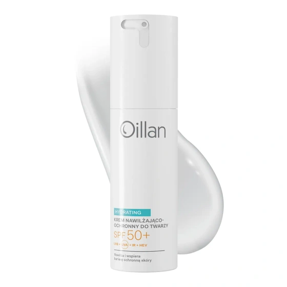Oillan Hydrating krem nawilżający do twarzy dla skóry suchej i wrażliwej SPF50+ 50 ml