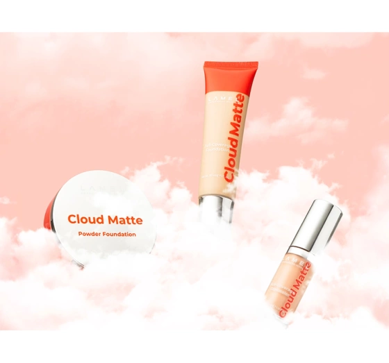 Lamel Cloud Matte prasowany puder matujący 01 Fair Ivory 8g