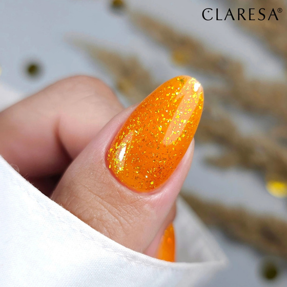 Claresa Rainbow Jello Base baza hybrydowa do paznokci Amber 5 g