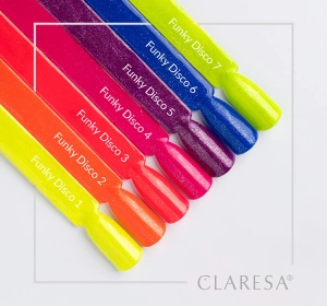 Claresa hybrydowy lakier do paznokci Funky Disco 7 5 g