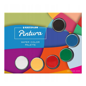 Kryolan Pintura Water Color Palette paleta farb do malowania twarzy 6 x 4 ml