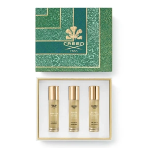 Creed Men's 3-Piece Gift Set woda perfumowana spray Aventus 10 ml + Green Irish Tweed 10 ml + Silver Mountain Water 10 ml