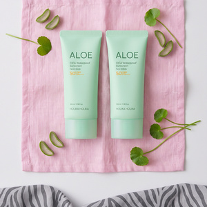 Holika Holika Aloe CICA Waterproof Sunscreen SPF50+ PA++++ wodoodporny krem-żel przeciwsłoneczny do ciała i twarzy 100 ml