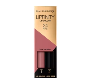 Max Factor Lipfinity pomadka 015 Ethereal 2,3 ml + Top Coat 1,9 g