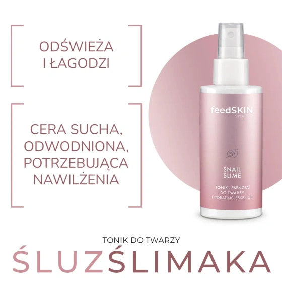 Sylveco feedSKIN tonik-esencja do twarzy ze śluzem ślimaka 145 ml