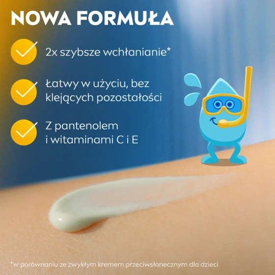 NIVEA SUN Kids Protect&Moisture przeciwsłoneczny balsam do opalania dla dzieci SPF50 200 ml