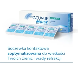 1-DAY ACUVUE® MOIST MULTIFOCAL soczewki kontaktowe 30 sztuk / 8.4 / +2.50 / M